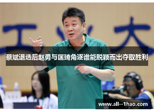 蔡斌退选后赵勇与匡琦角逐谁能脱颖而出夺取胜利