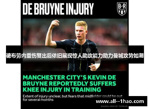 德布劳内重伤复出后依旧展现惊人助攻能力助力曼城攻势如潮 德布劳内重伤复出后依旧展现惊人助攻能力助力曼城攻势如潮